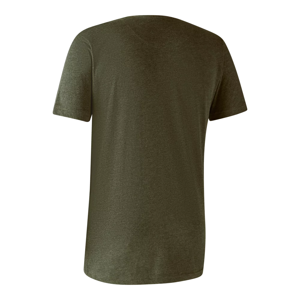 Basic T-Shirt im 2er-Pack - Adventure Green Melange