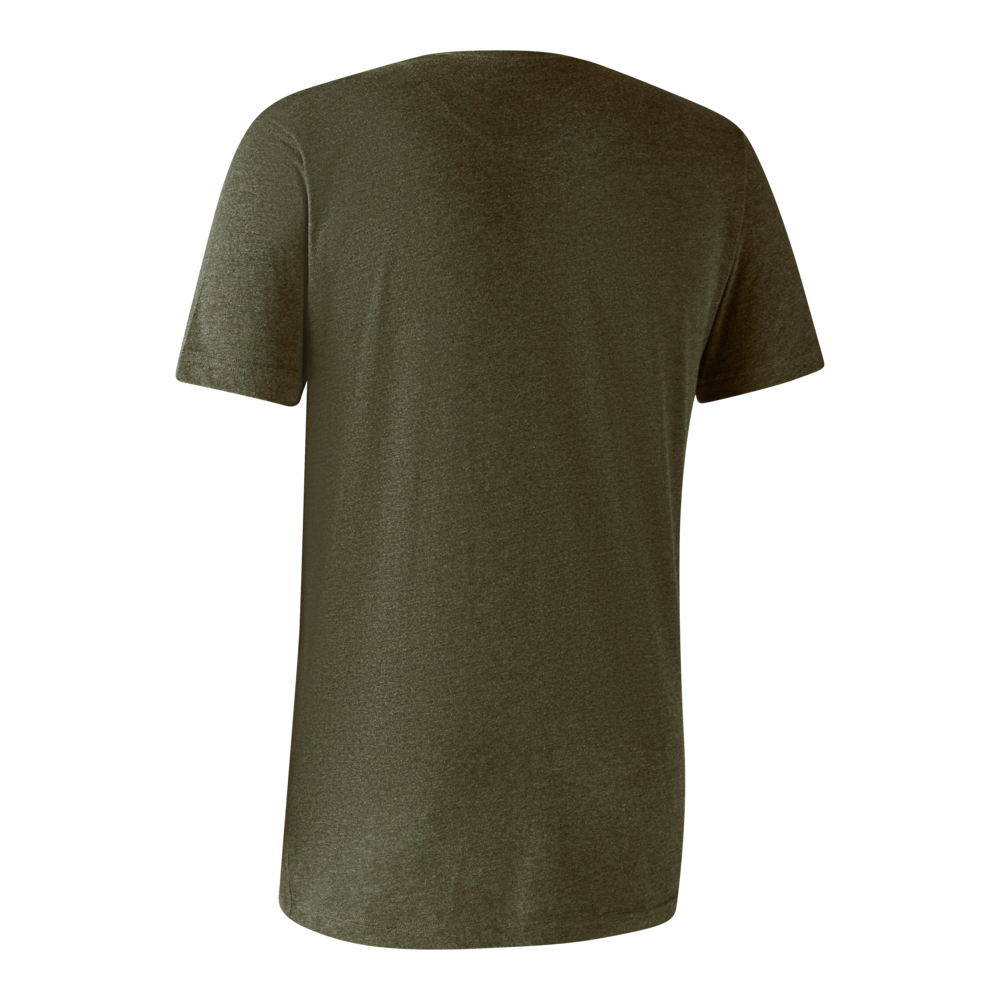 Basic T-Shirt im 2er-Pack - Adventure Green Melange