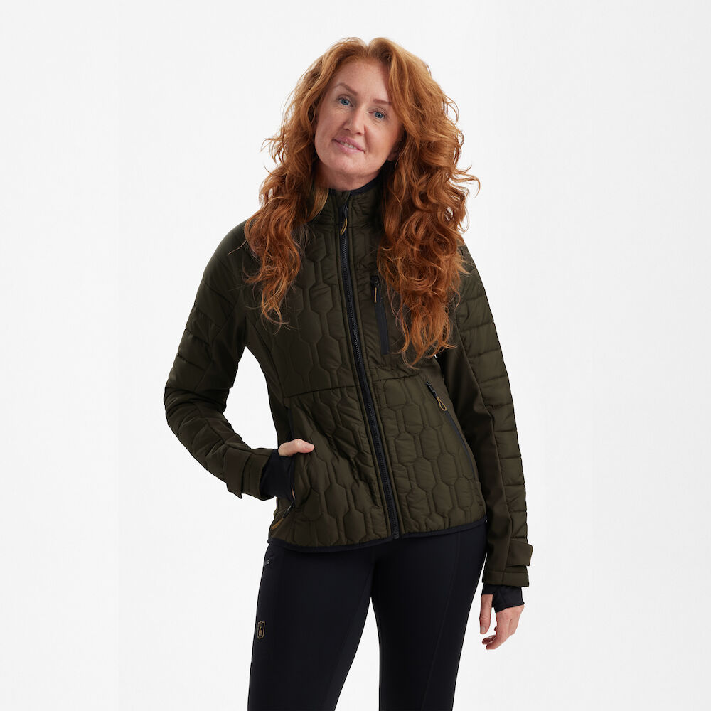 Lady Mossdale Steppjacke - Forest Green