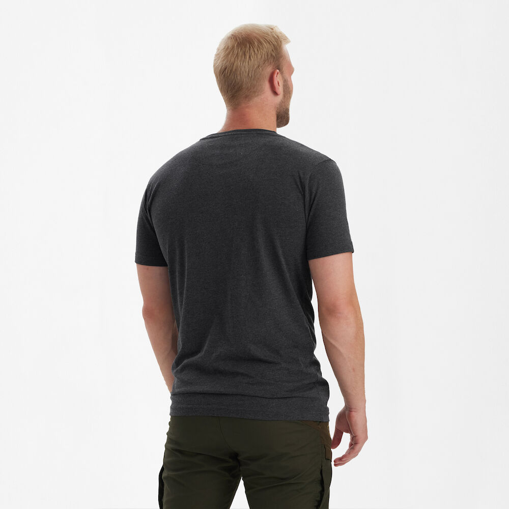 Basic T-Shirt im 2er-Pack - Adventure Green Melange