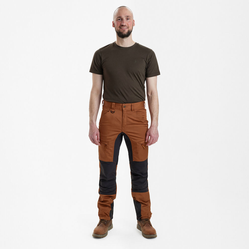 Rogaland Stretchhose mit kontrast - Burnt Orange