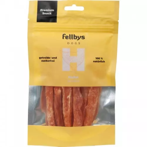 Fellbys Hundesnacks Huhn in Streifen 70g