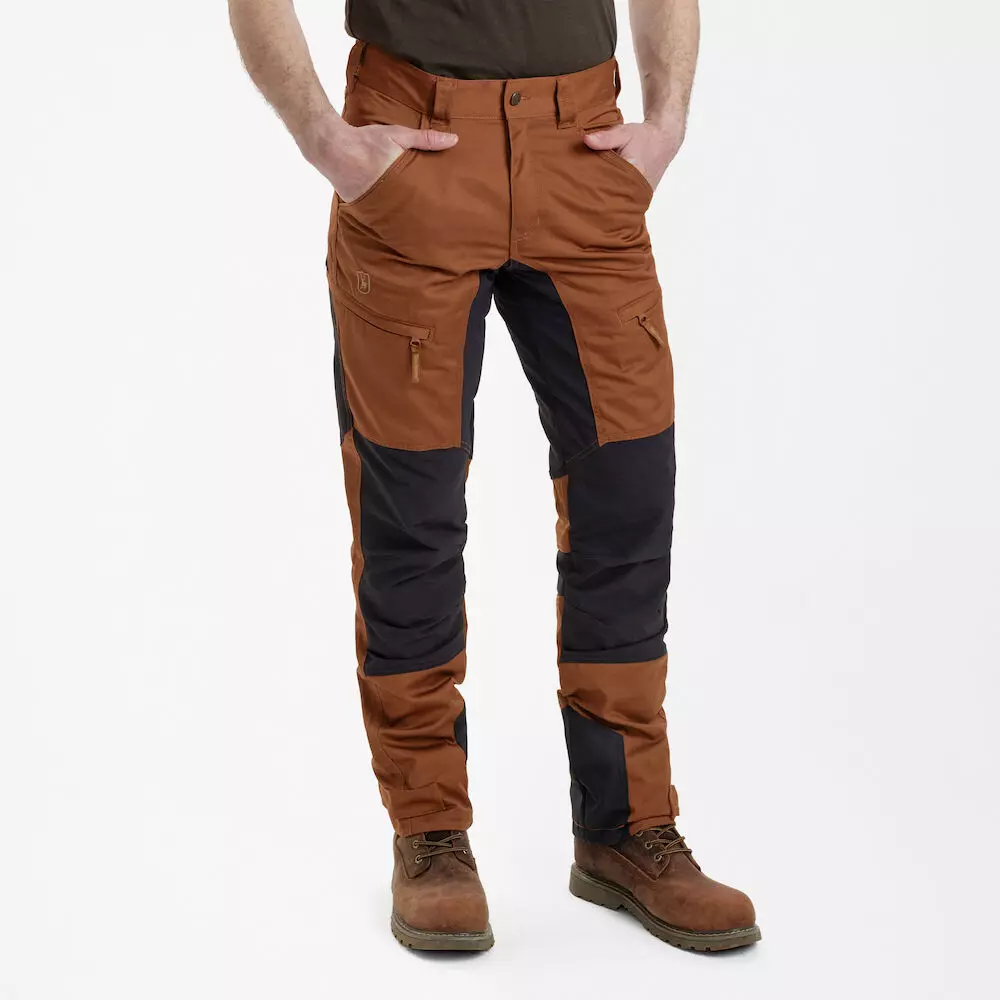 Rogaland Stretchhose mit kontrast - Burnt Orange