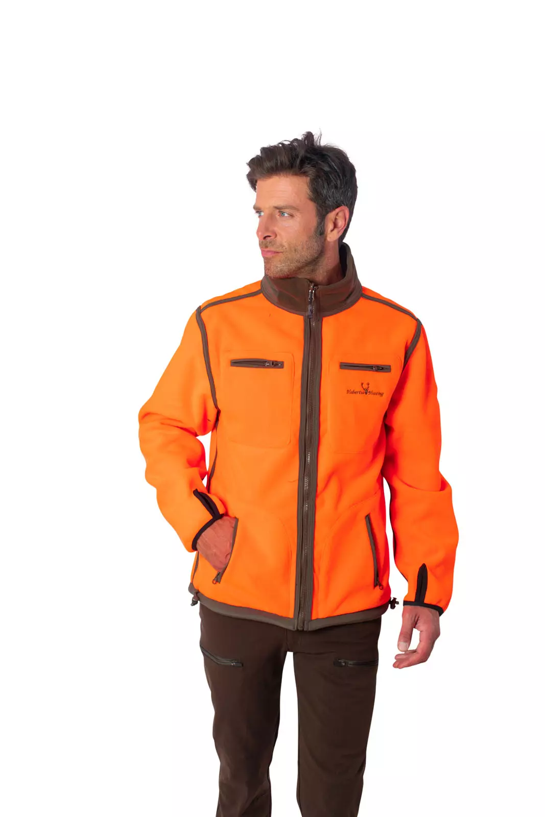 Warn-Wende-Fleecejacke "WINDBLOCKER"