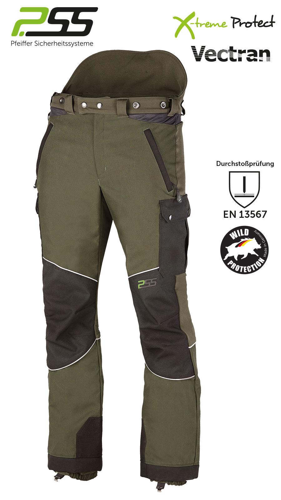 PSS X-treme Protect Sauenschutzhose grün