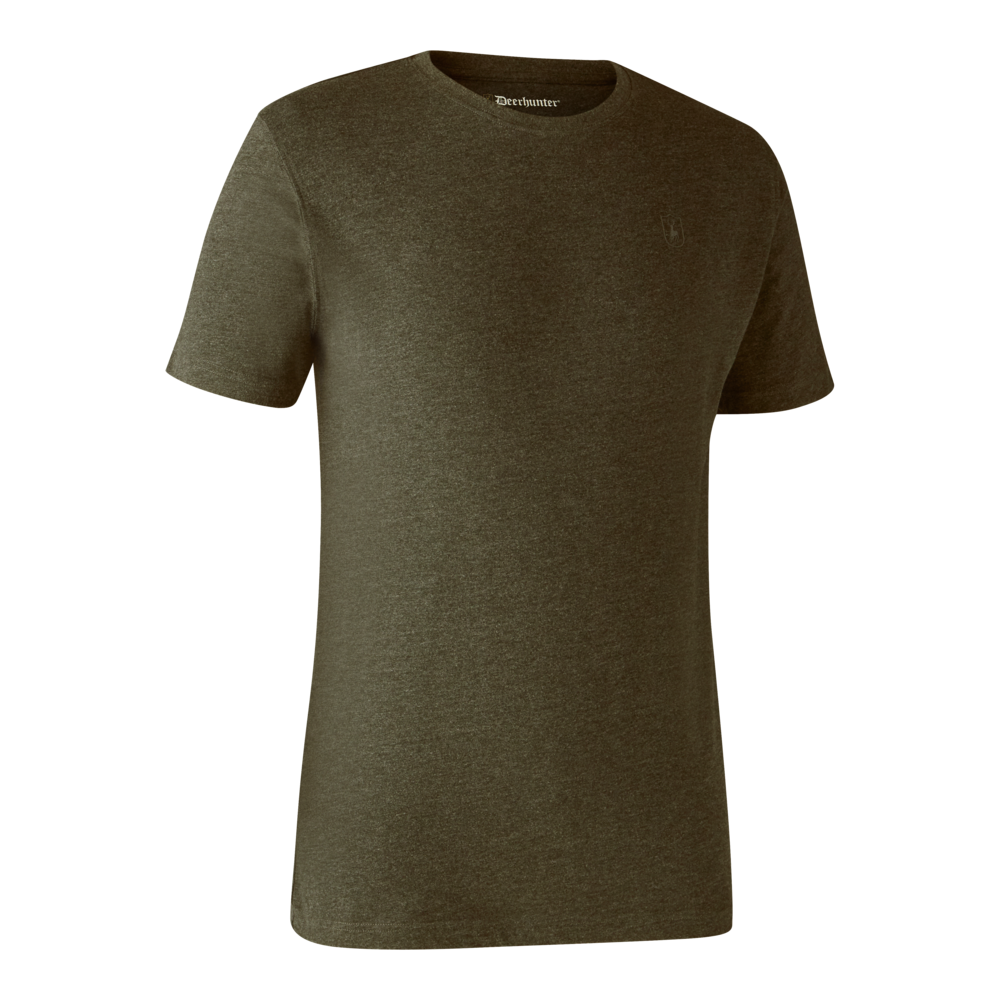 Basic T-Shirt im 2er-Pack - Adventure Green Melange