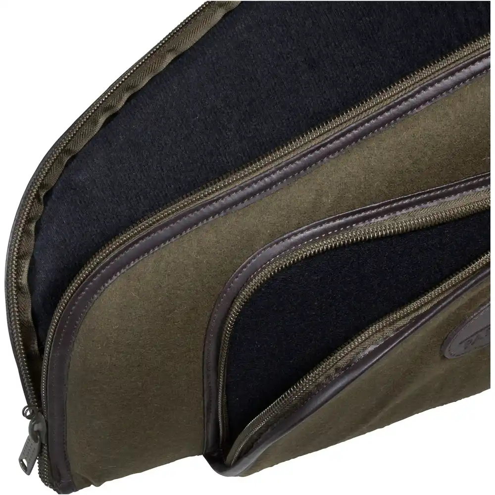 Langwaffenfutteral Luxury Loden/Leder